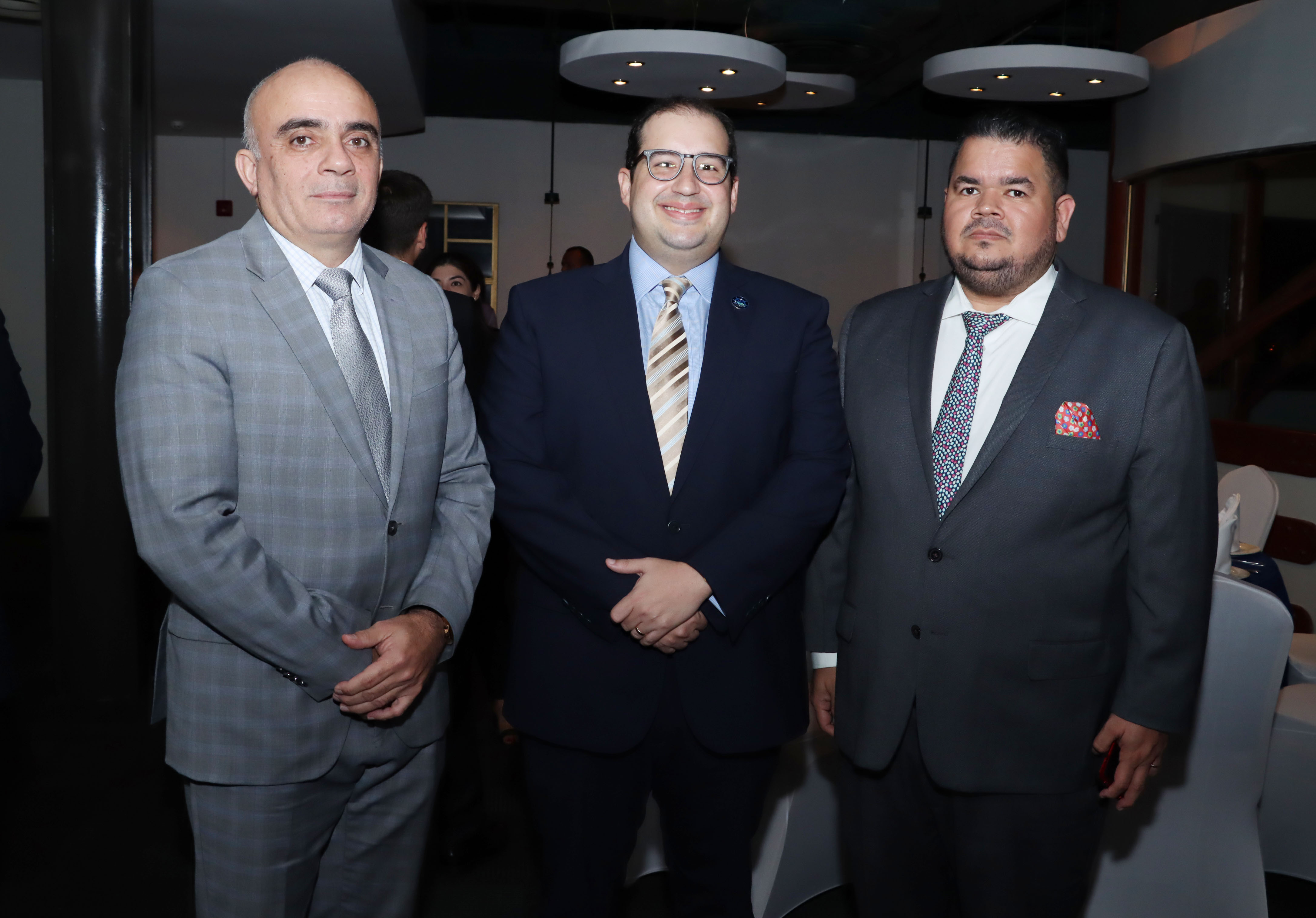 Joaquín de Obarrio, Víctor Luna y Roberto Aparicio Alvear 